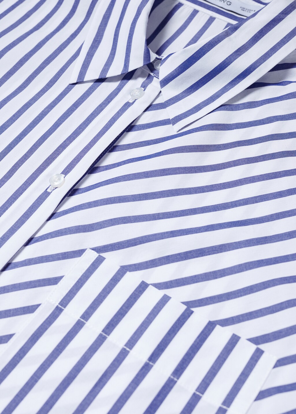 Striped cotton oversized shirt - Details of the article 8