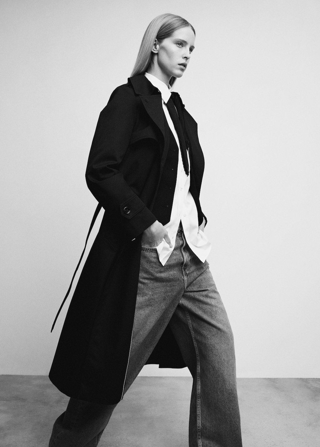 Classic long trench coat - Details of the article 2