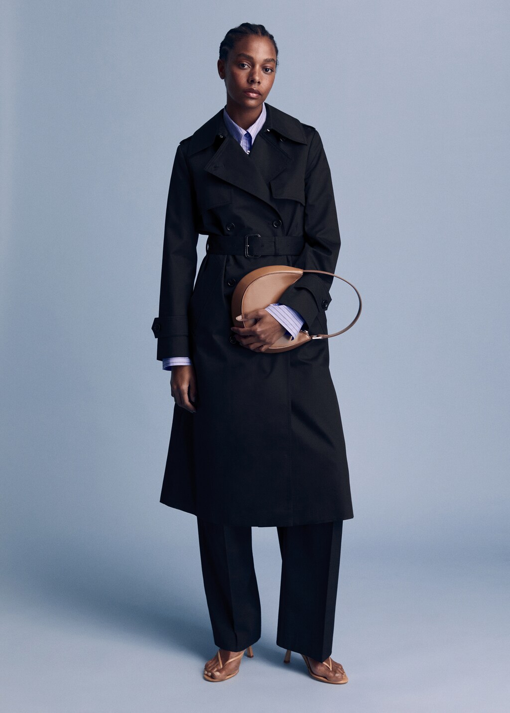 Classic long trench coat - Details of the article 7