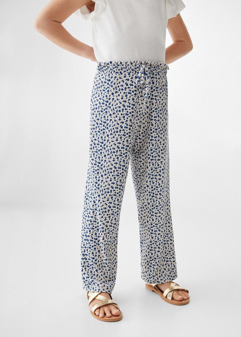 Floral print trousers - Details of the article 6