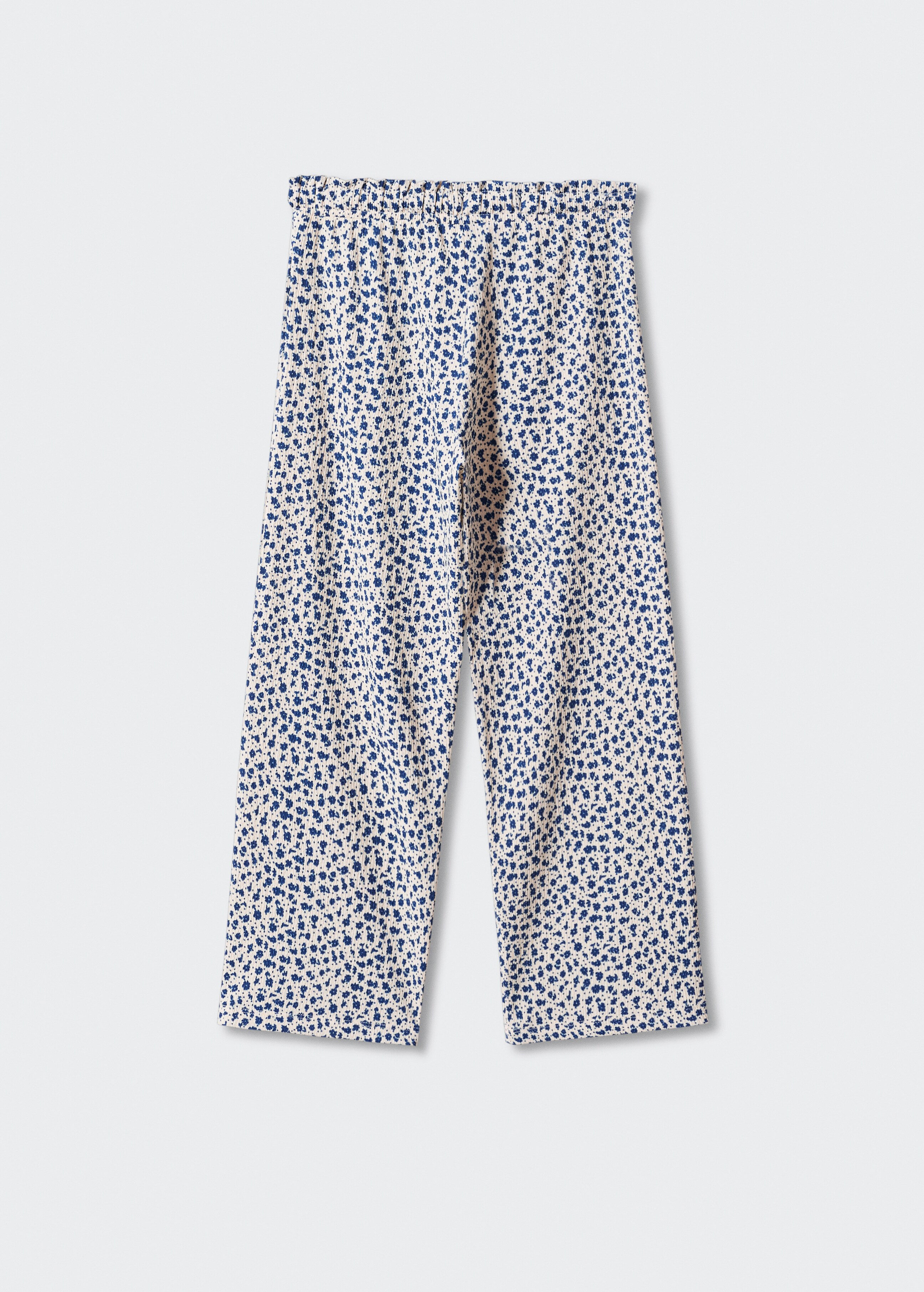 Floral print trousers - Reverse of the article