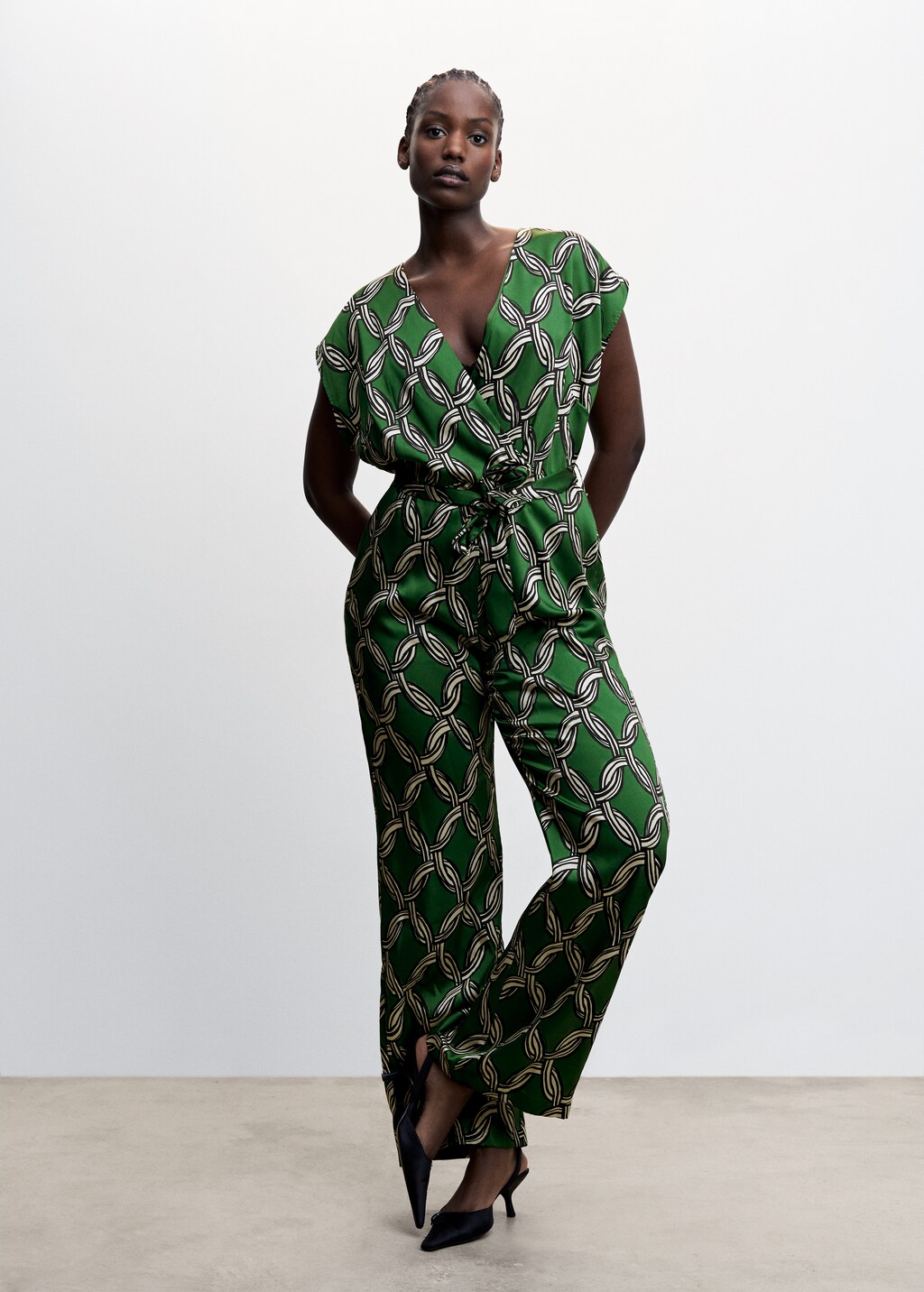 Jumpsuit mit Chain-Print - Detail des Artikels 3