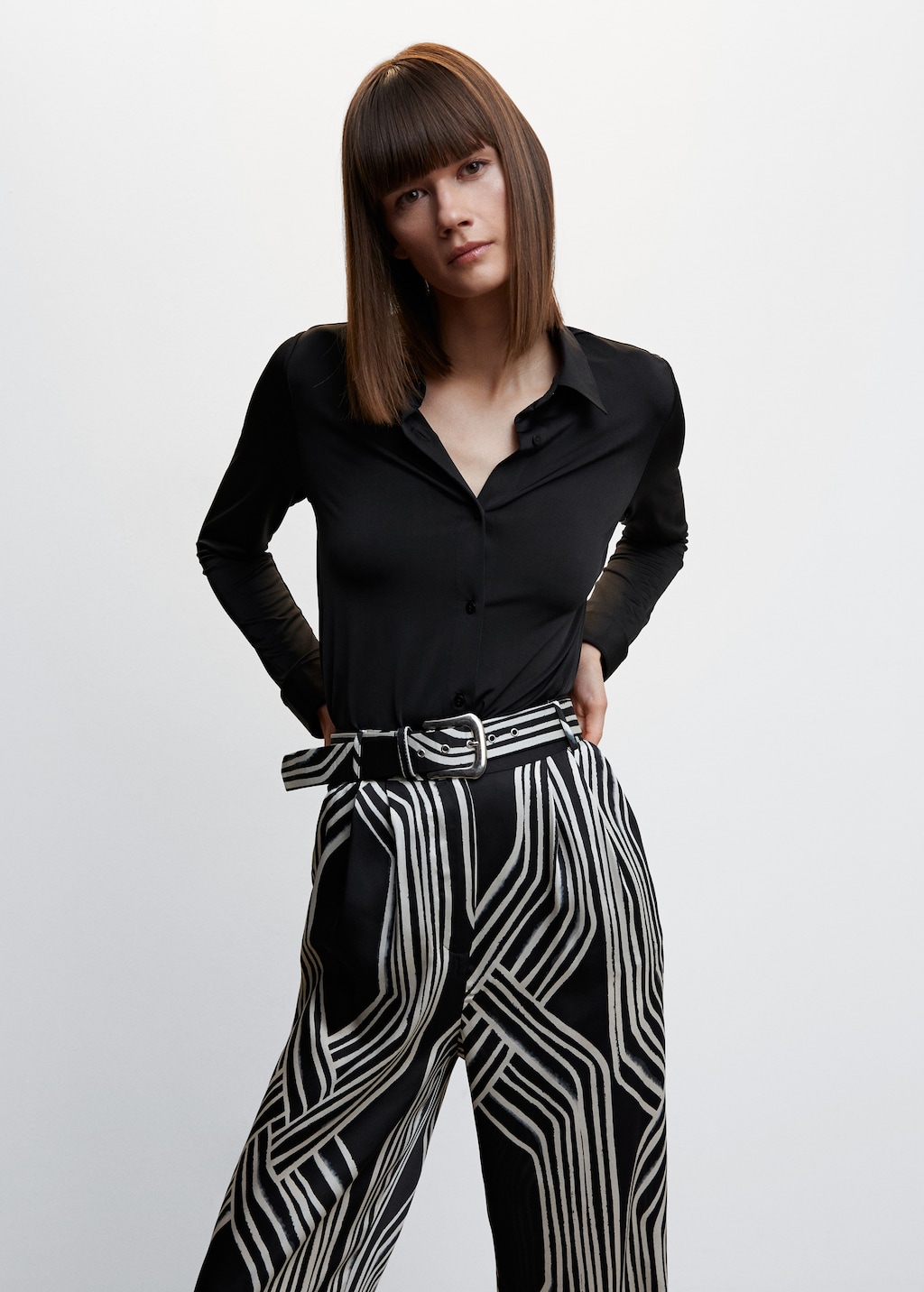 Printed culottes - Details of the article 1