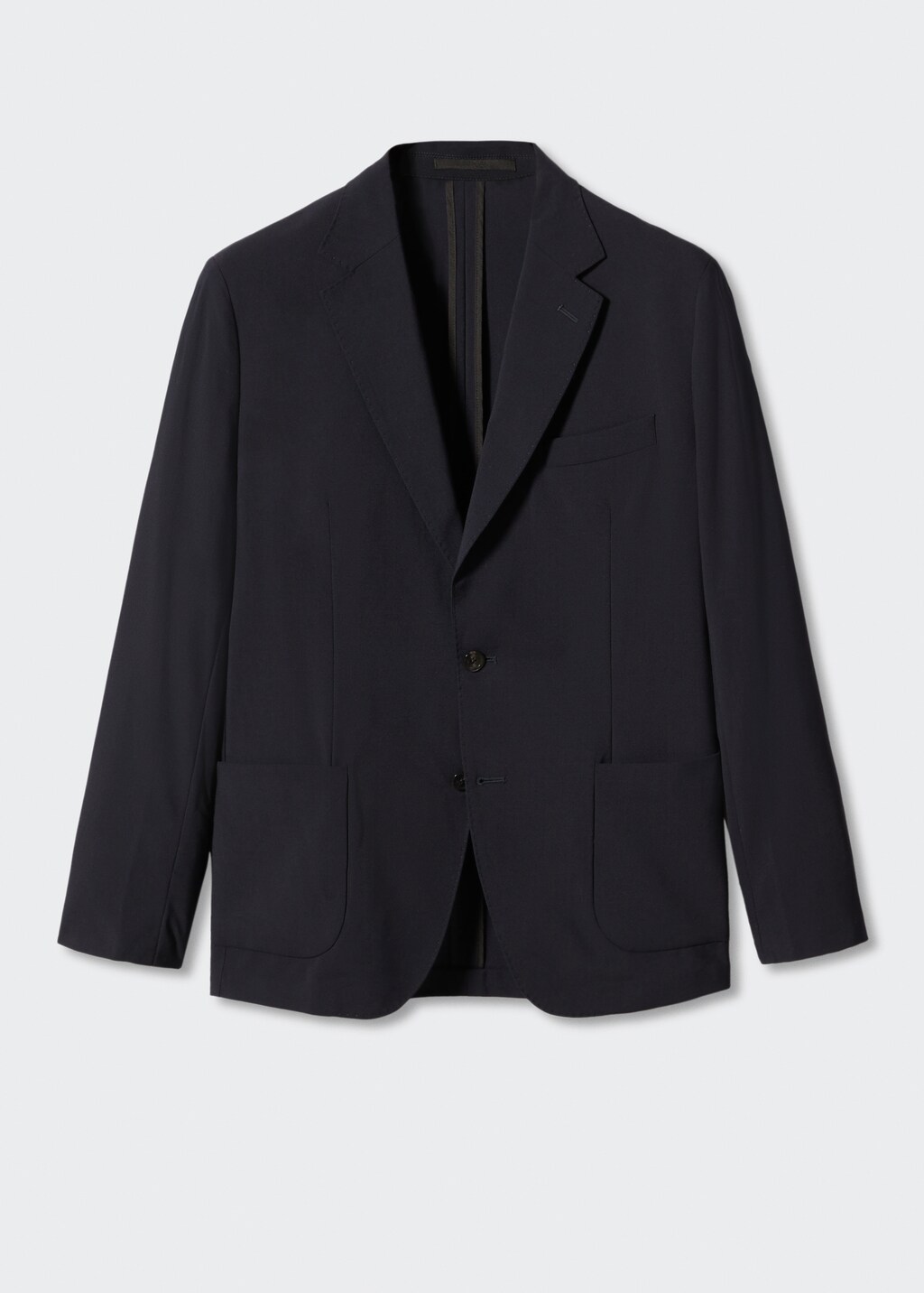 Breathable slim-fit suit jacket - Article without model