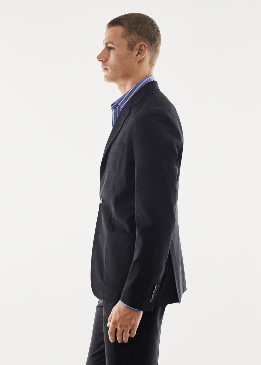 Breathable slim-fit suit jacket - Details of the article 2