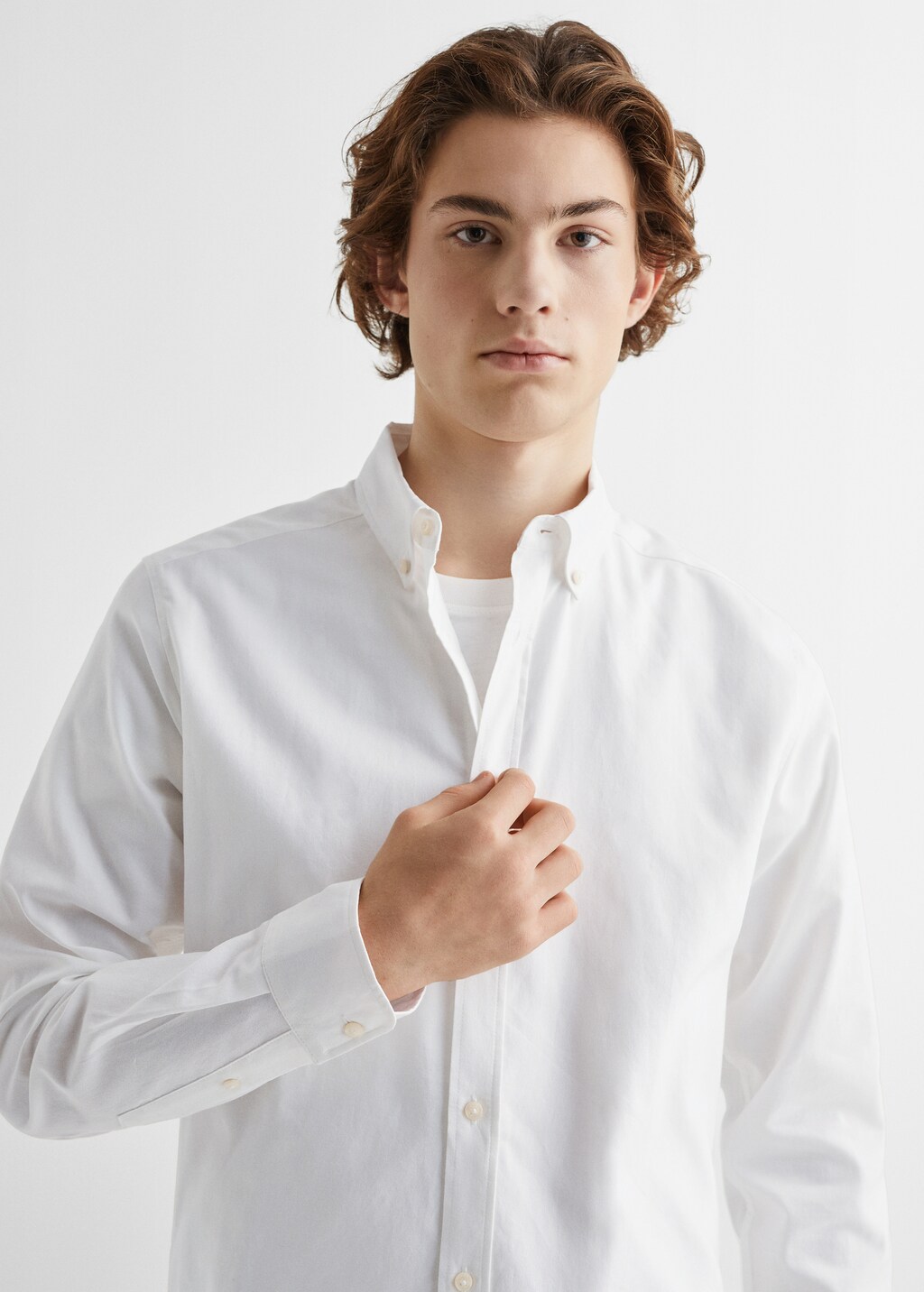 Chemise regular fit coton Oxford - Détail de l'article 1