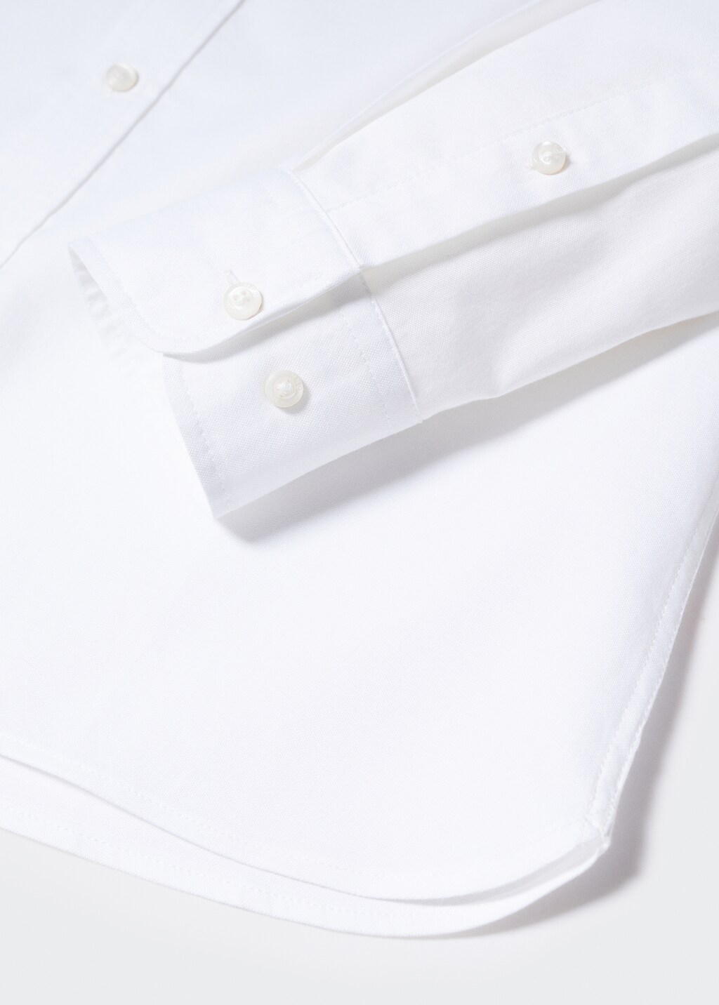 Regular fit Oxford cotton shirt - Details of the article 8