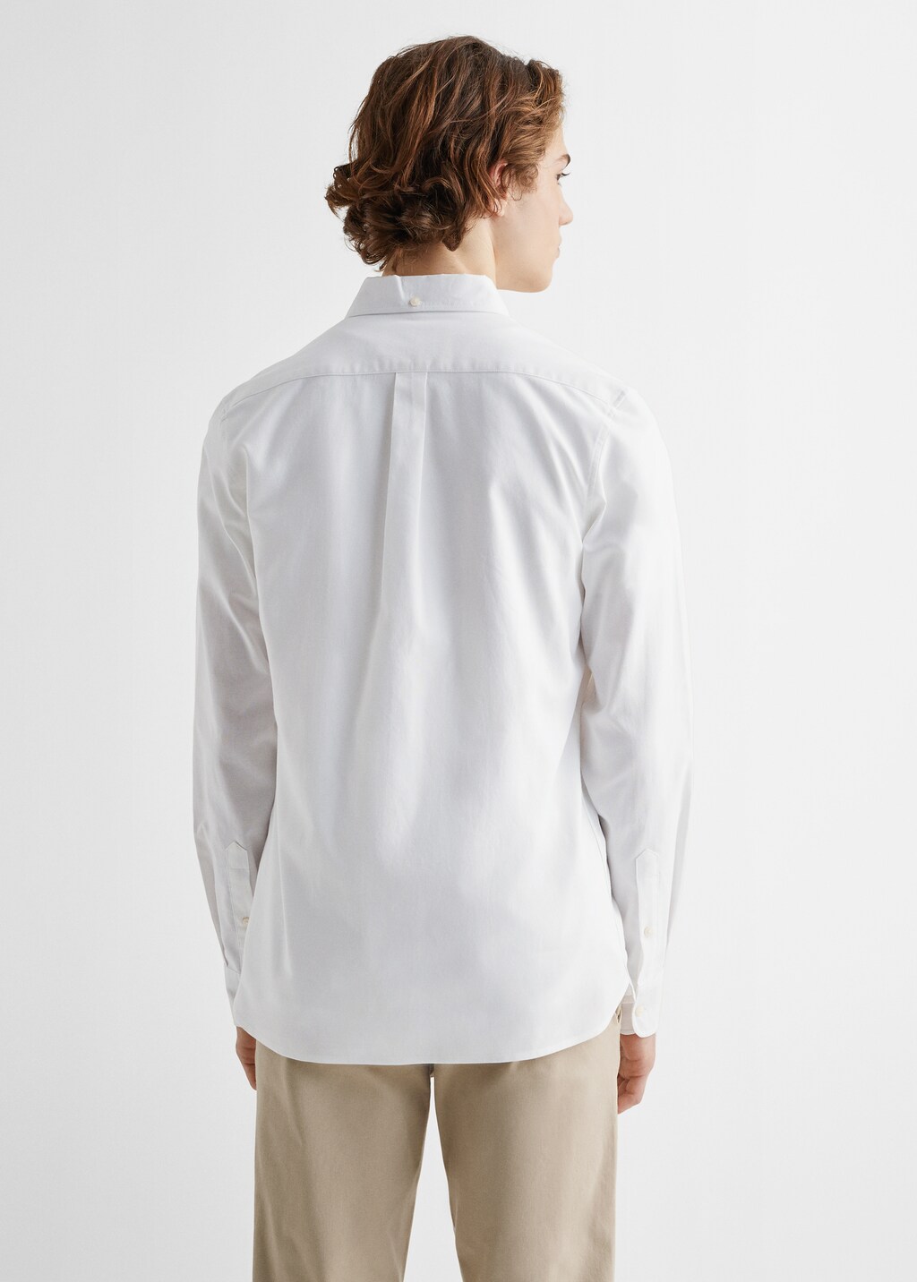 Regular fit Oxford cotton shirt - Reverse of the article