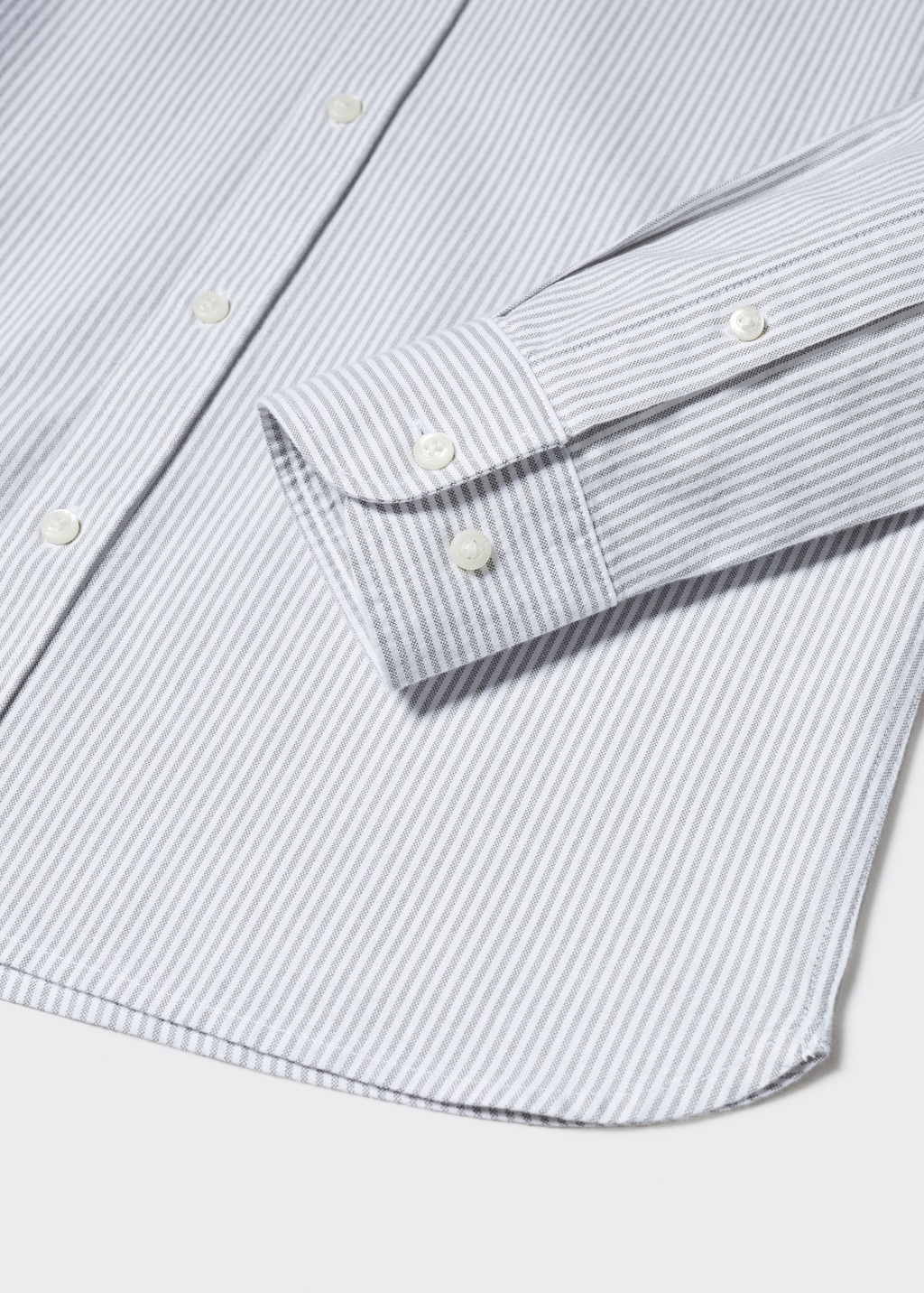 Regular fit Oxford cotton shirt - Details of the article 8