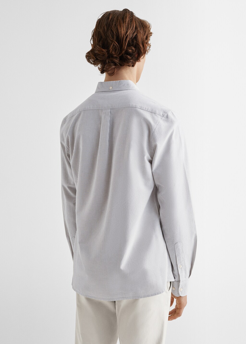 Regular fit Oxford cotton shirt - Reverse of the article