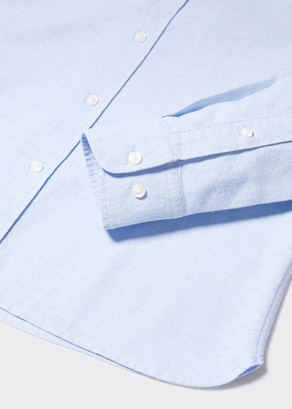 Regular fit Oxford cotton shirt - Details of the article 8