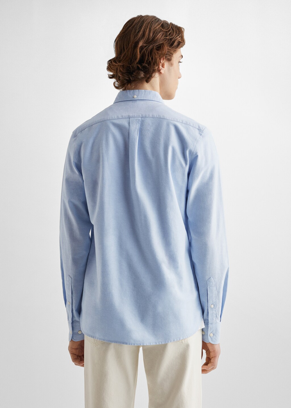 Regular fit Oxford cotton shirt - Reverse of the article