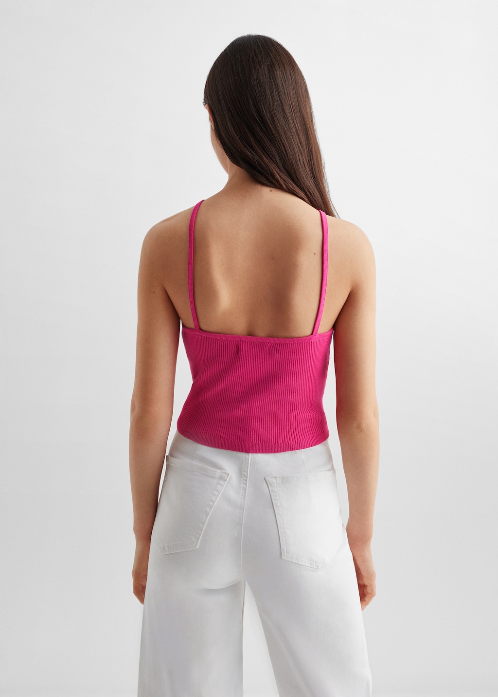 Ribbon cross-body top - Reverse of the article