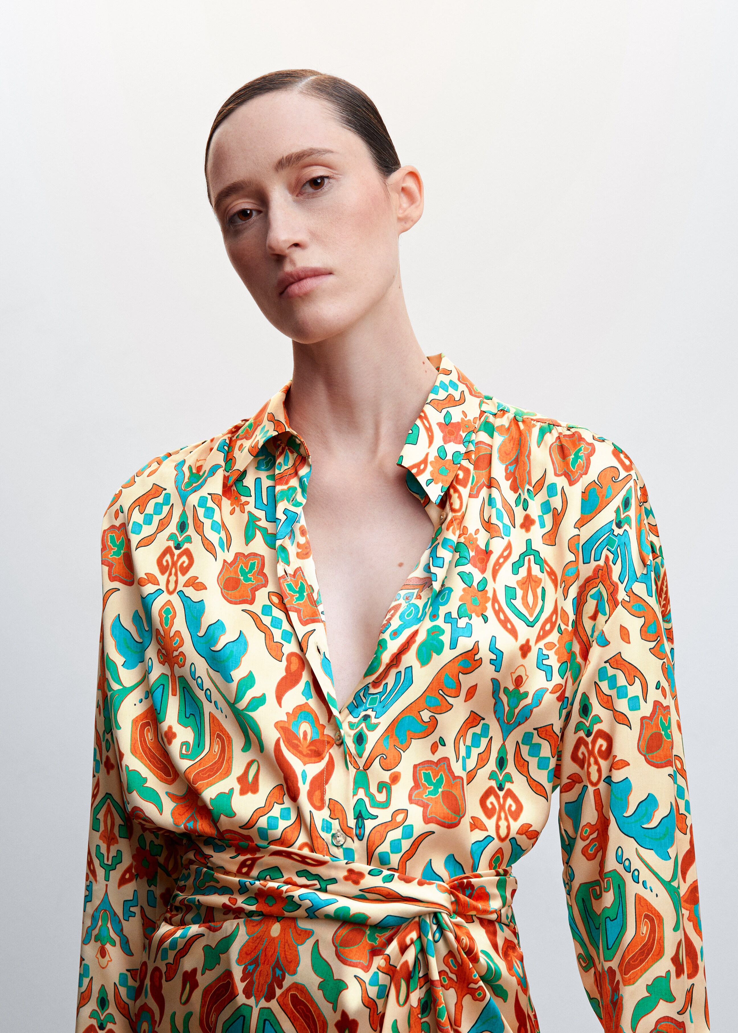 Printed oversize shirt - Details of the article 6