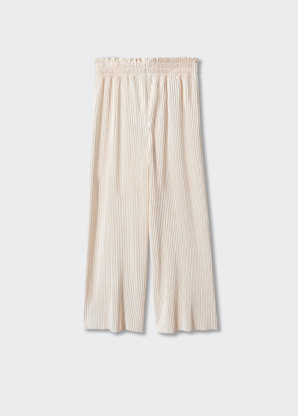 Pleated lurex trousers - Reverse of the article