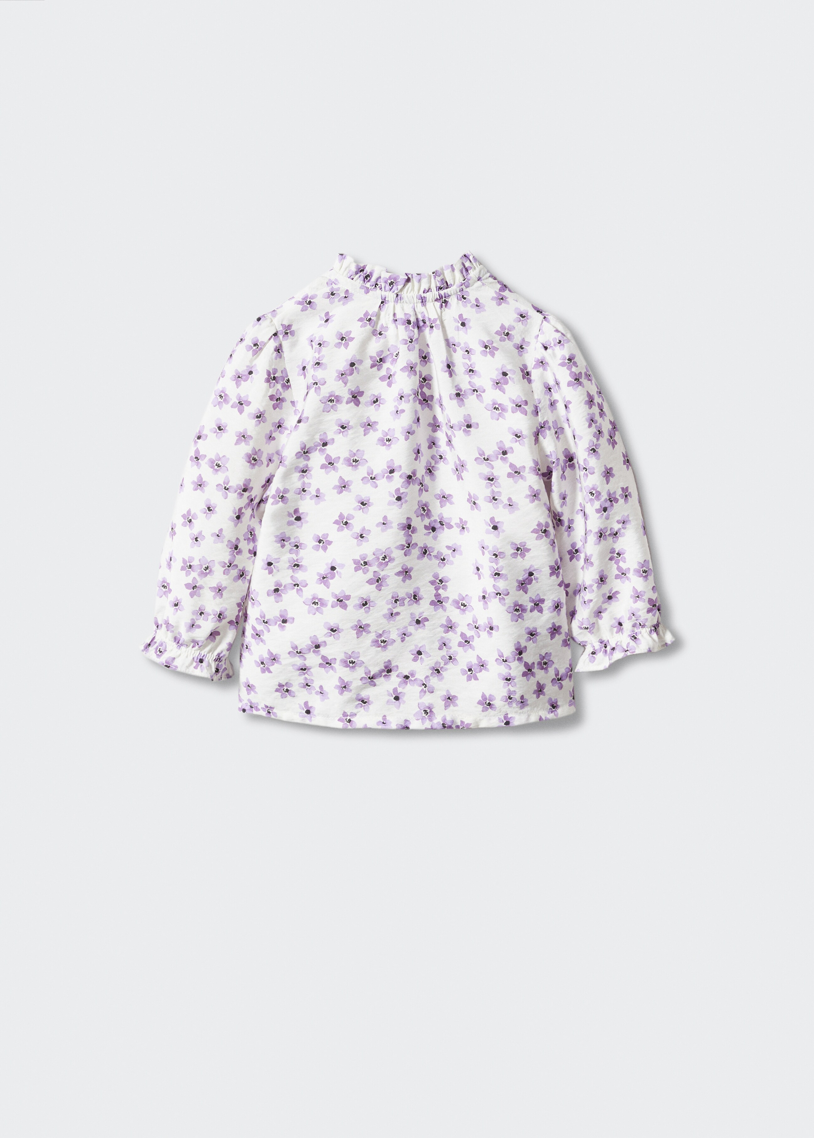 Floral print blouse - Reverse of the article