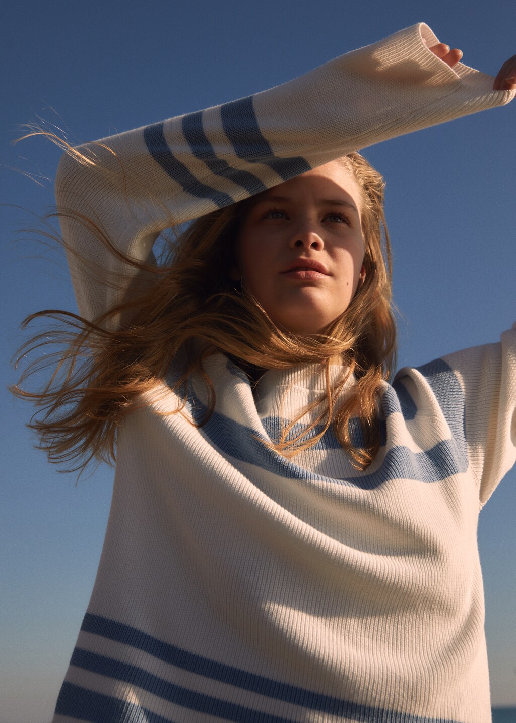 Striped knit sweater - Details of the article 5