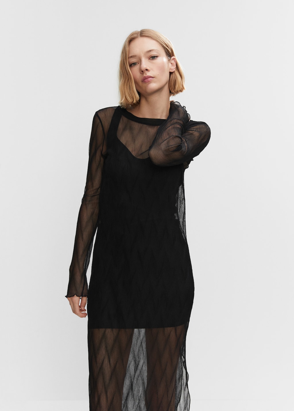 Sheer fabric dress - Medium plane