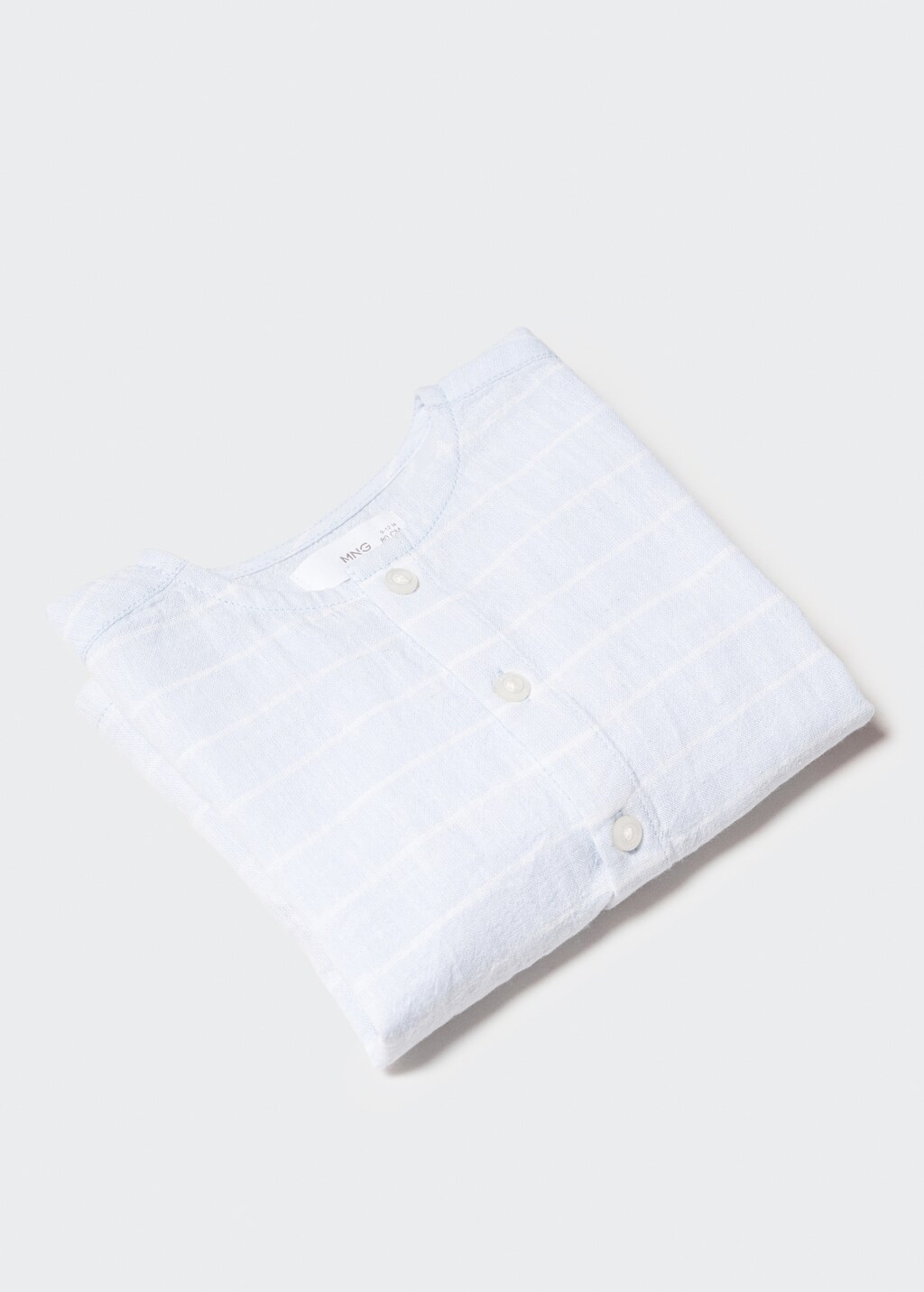 Striped cotton linen shirt - Details of the article 8