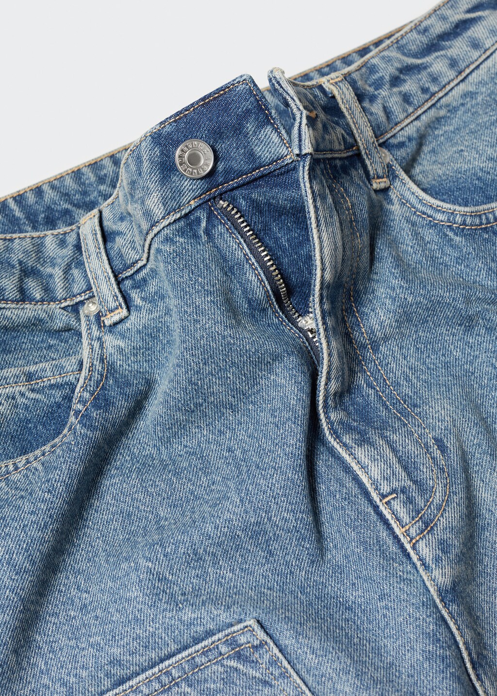 Jeansrock mit Schlitz - Detail des Artikels 8