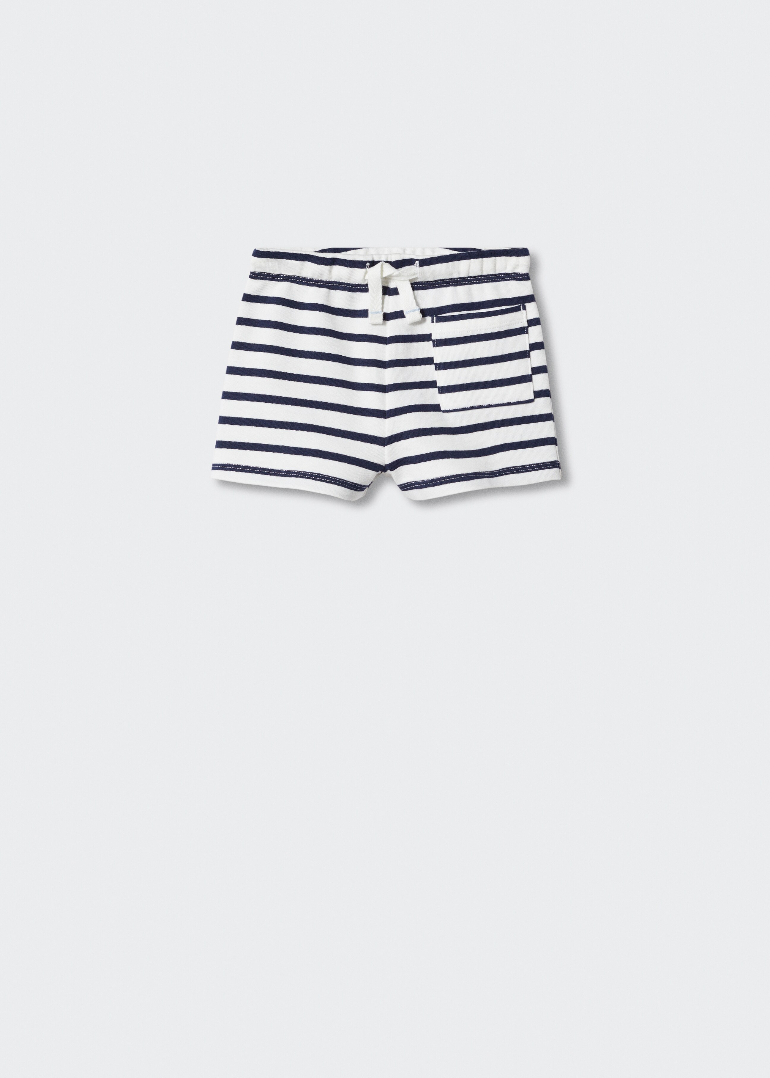 Cotton striped shorts - Article without model