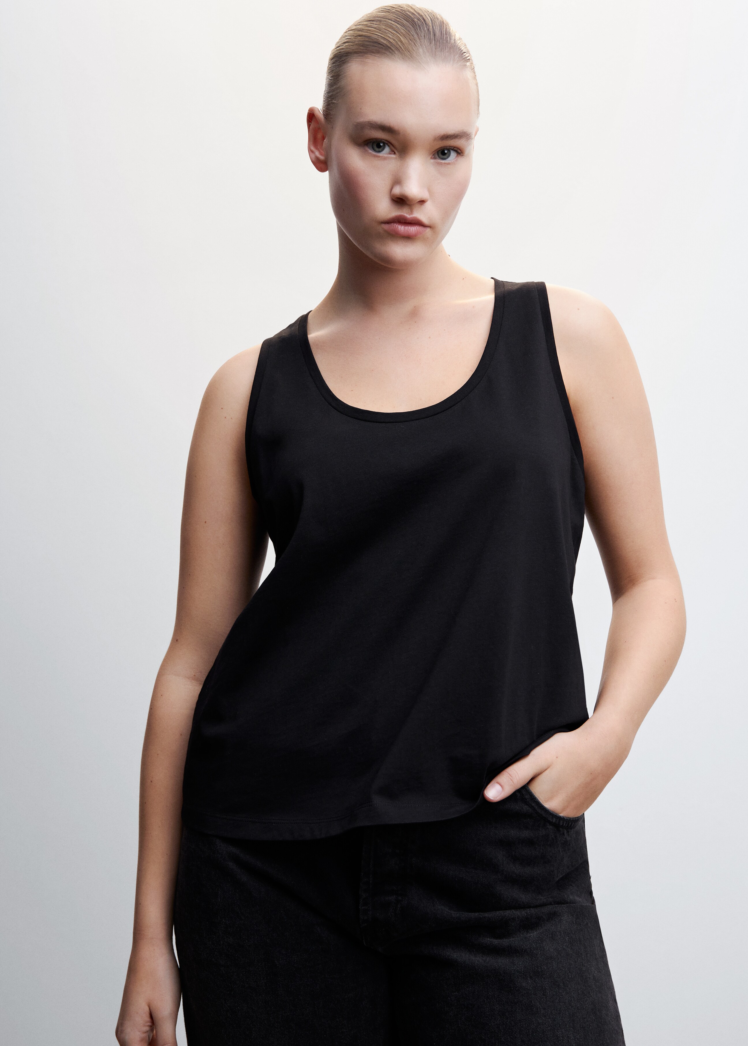 Cotton tank top - Details of the article 5