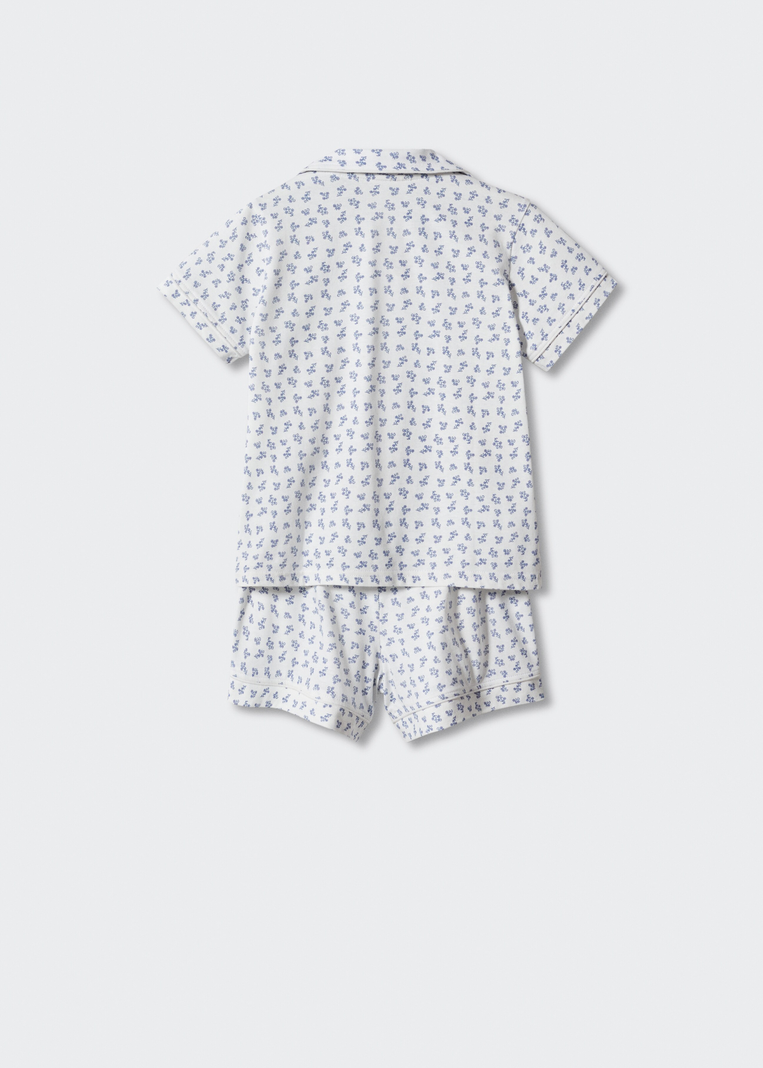 Printed short pyjamas - Reverse of the article