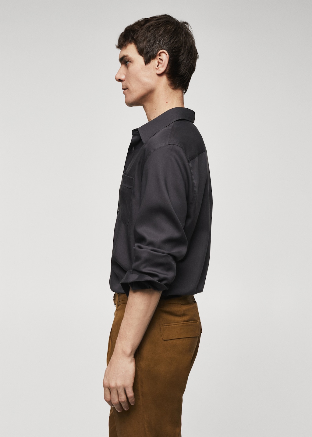 Pocket flowy shirt - Details of the article 2