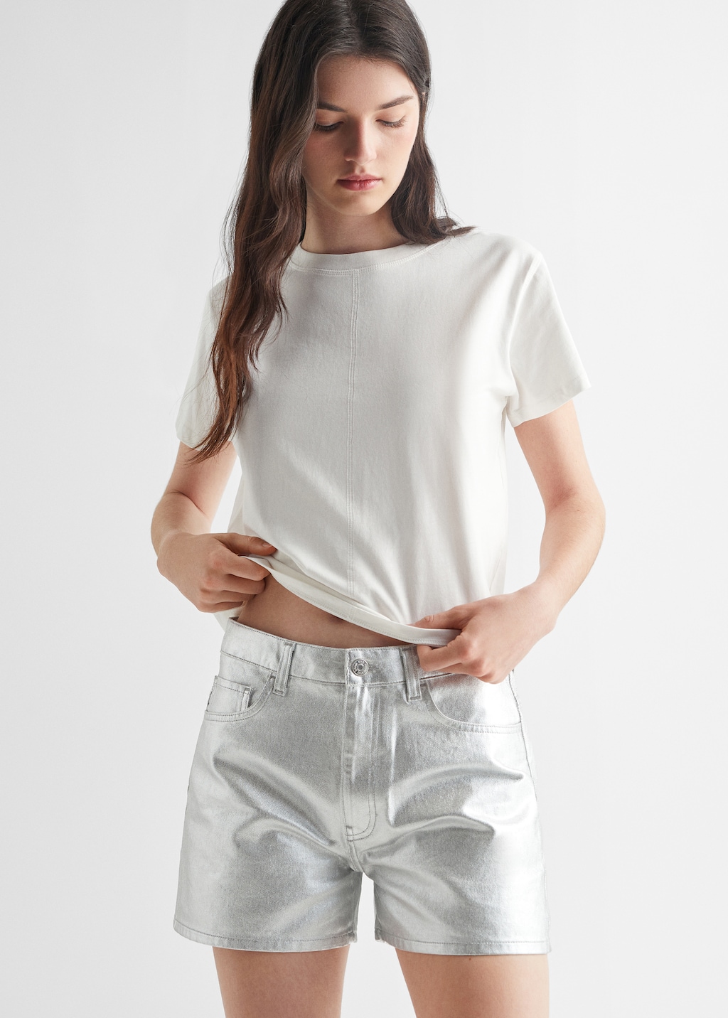 Metallic shorts - Medium plane