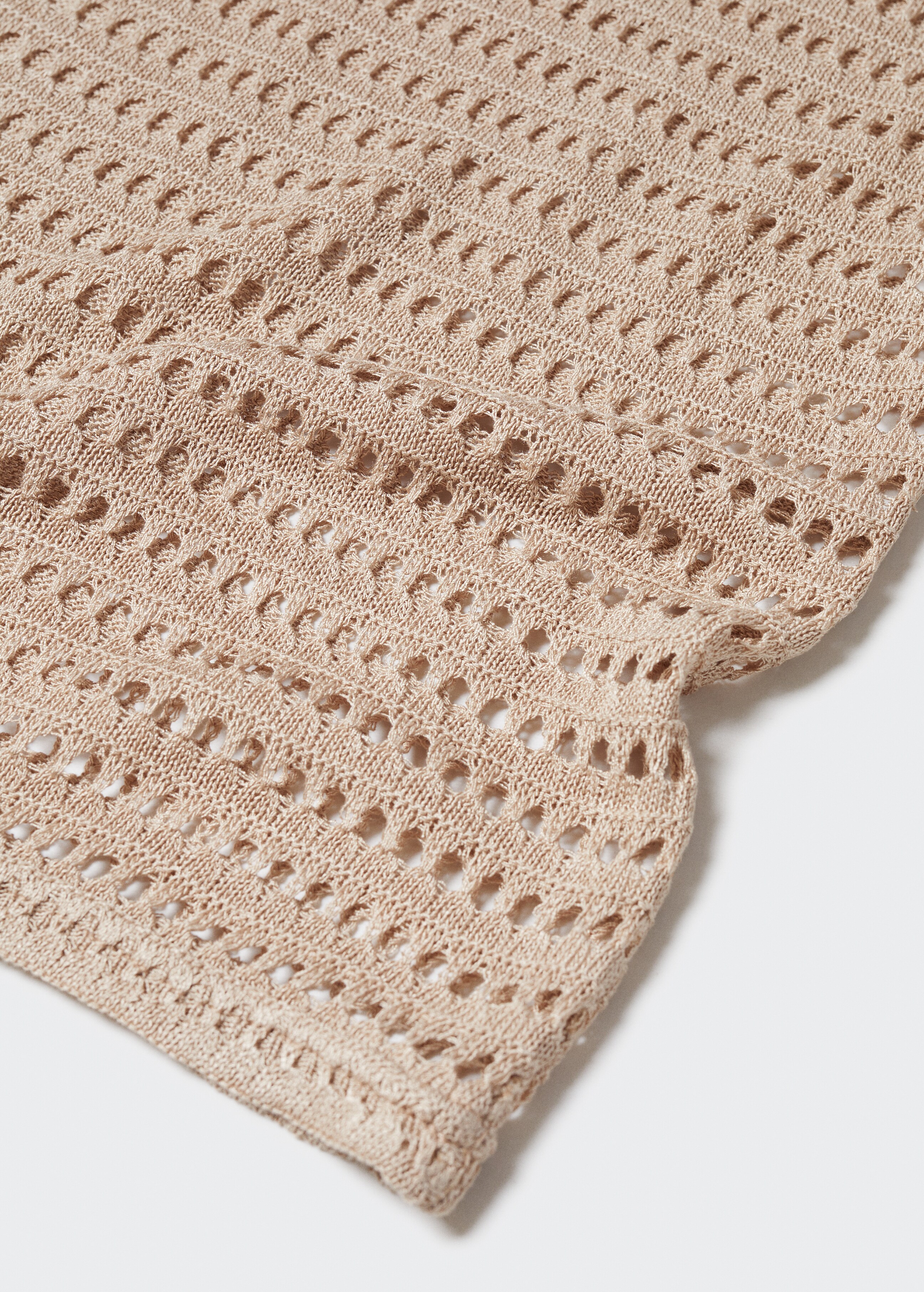 Halter-neck knitted top - Details of the article 8