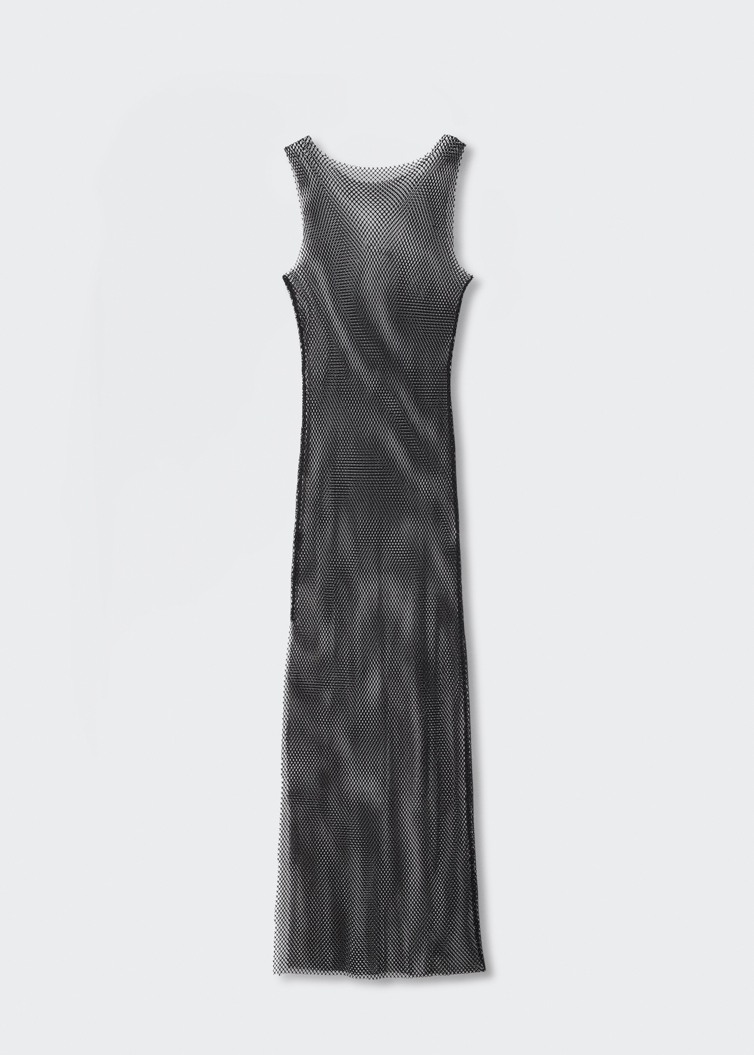 Mesh-Kleid mit Kristallstein-Details - Artikel ohne Model