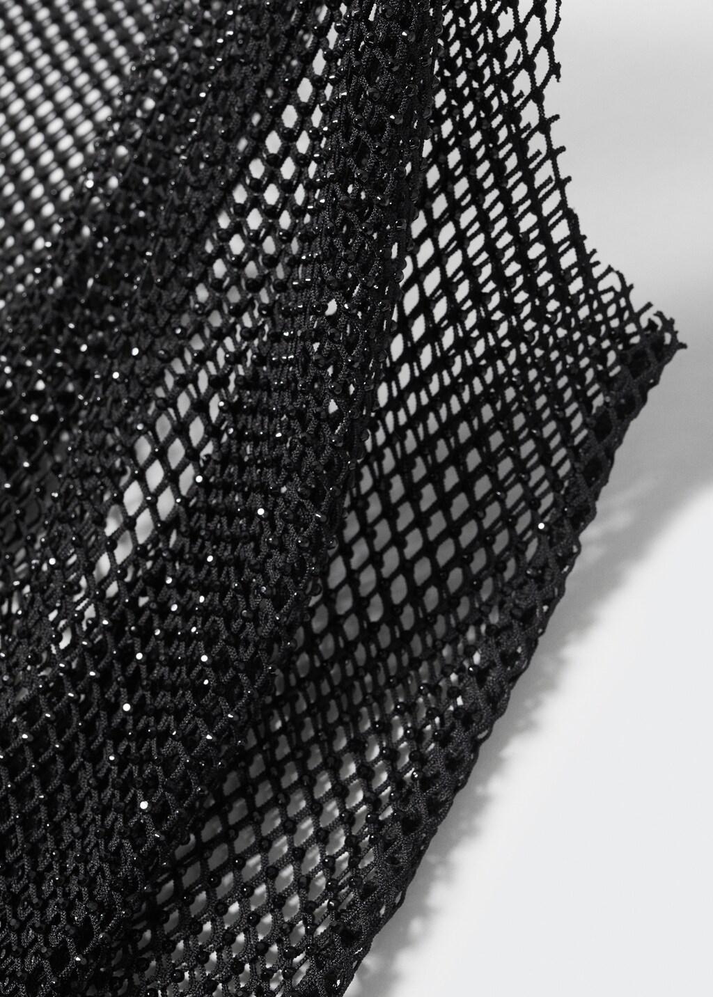 Mesh dress with crystal detail - Details of the article 8