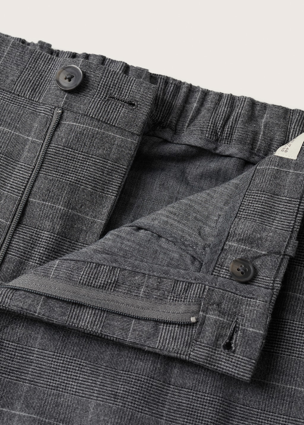 Slim-fit cotton trousers - Details of the article 8