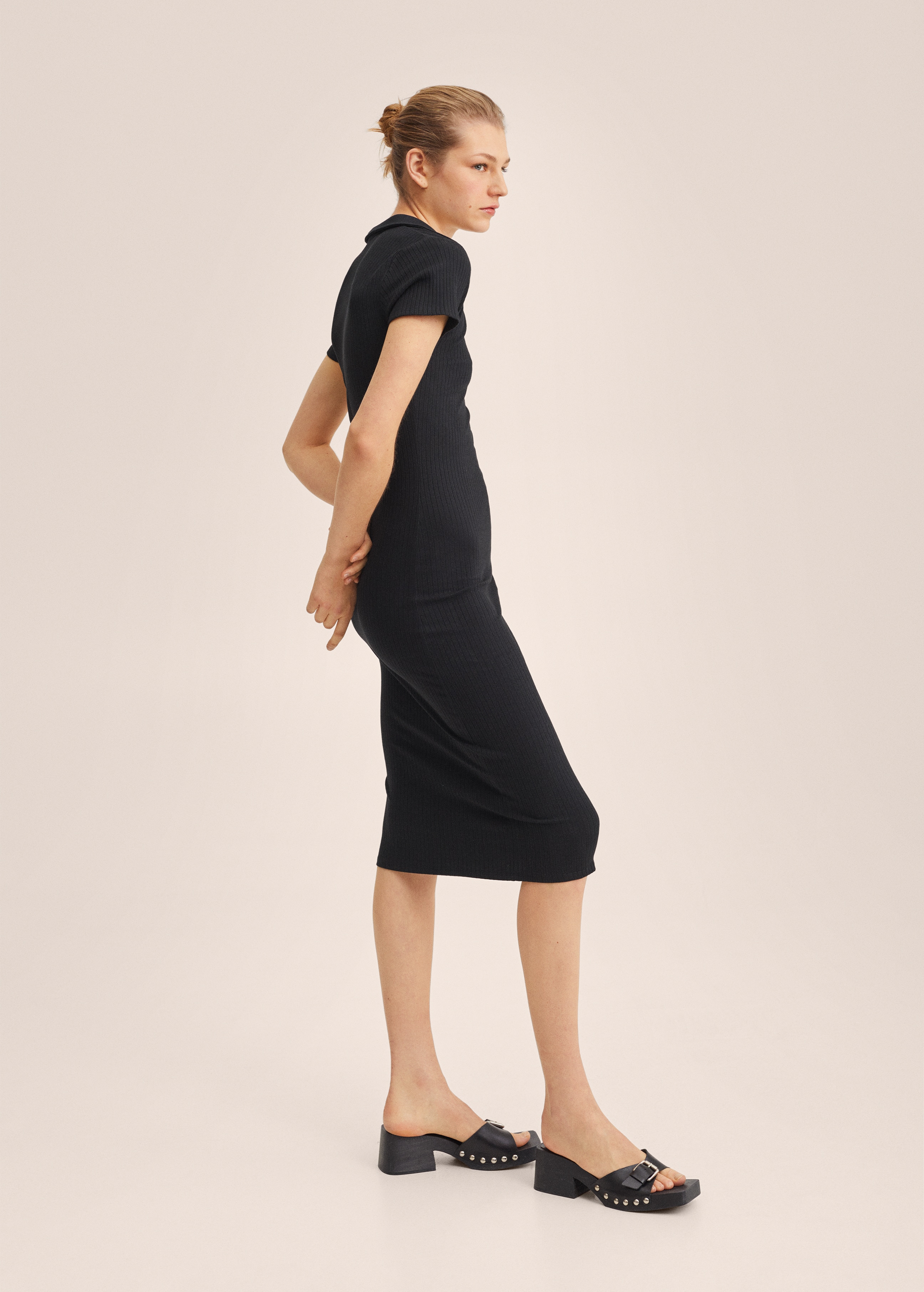 Ribbed midi dress - Details of the article 6