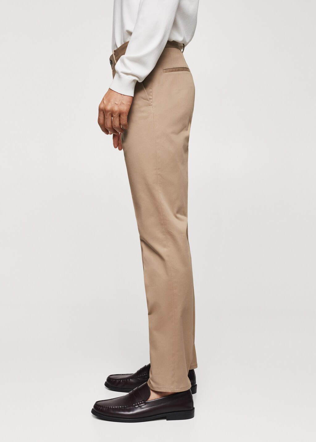 Slim fit chino trousers - Details of the article 2