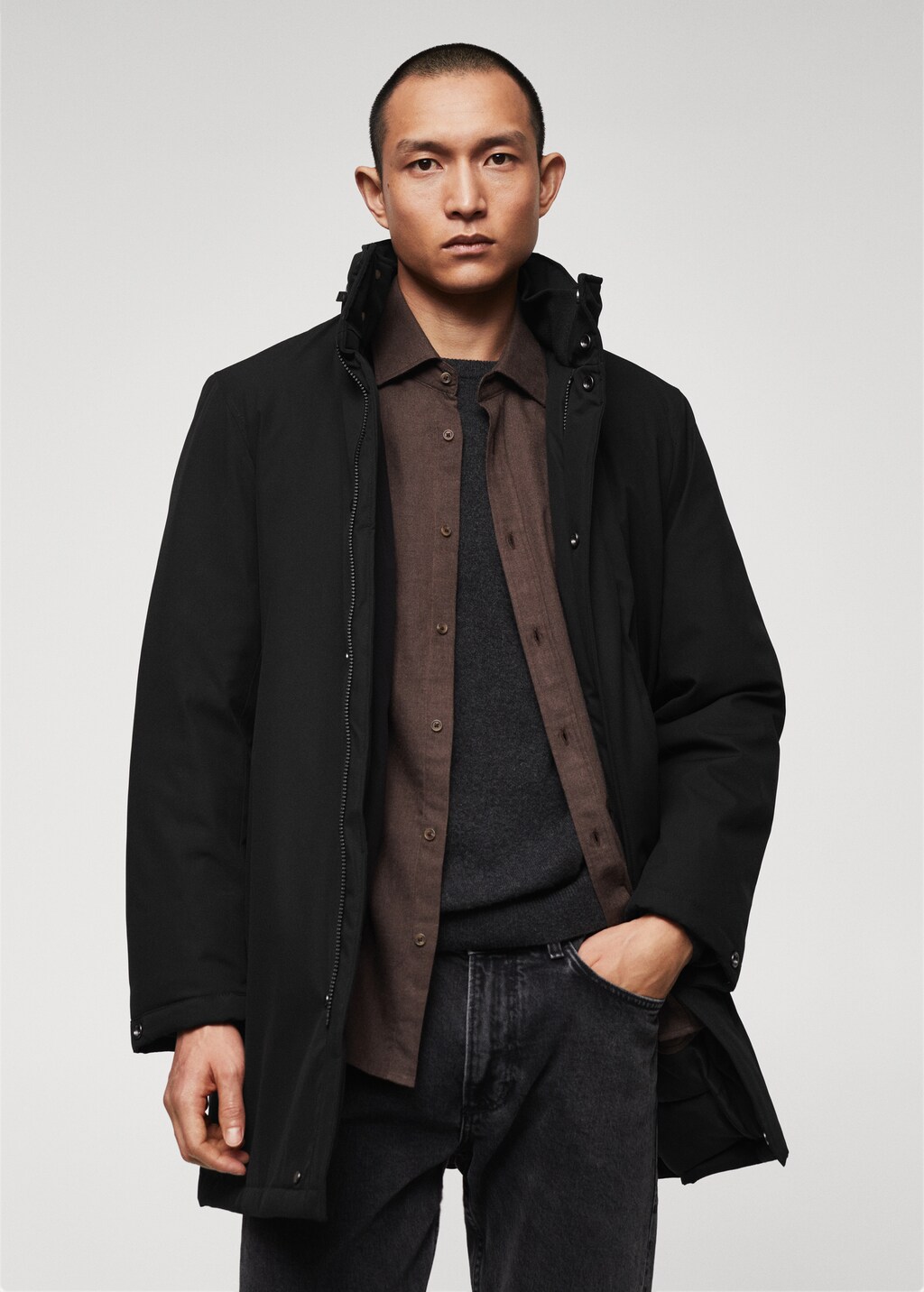 Water repellent parka - Medium plane