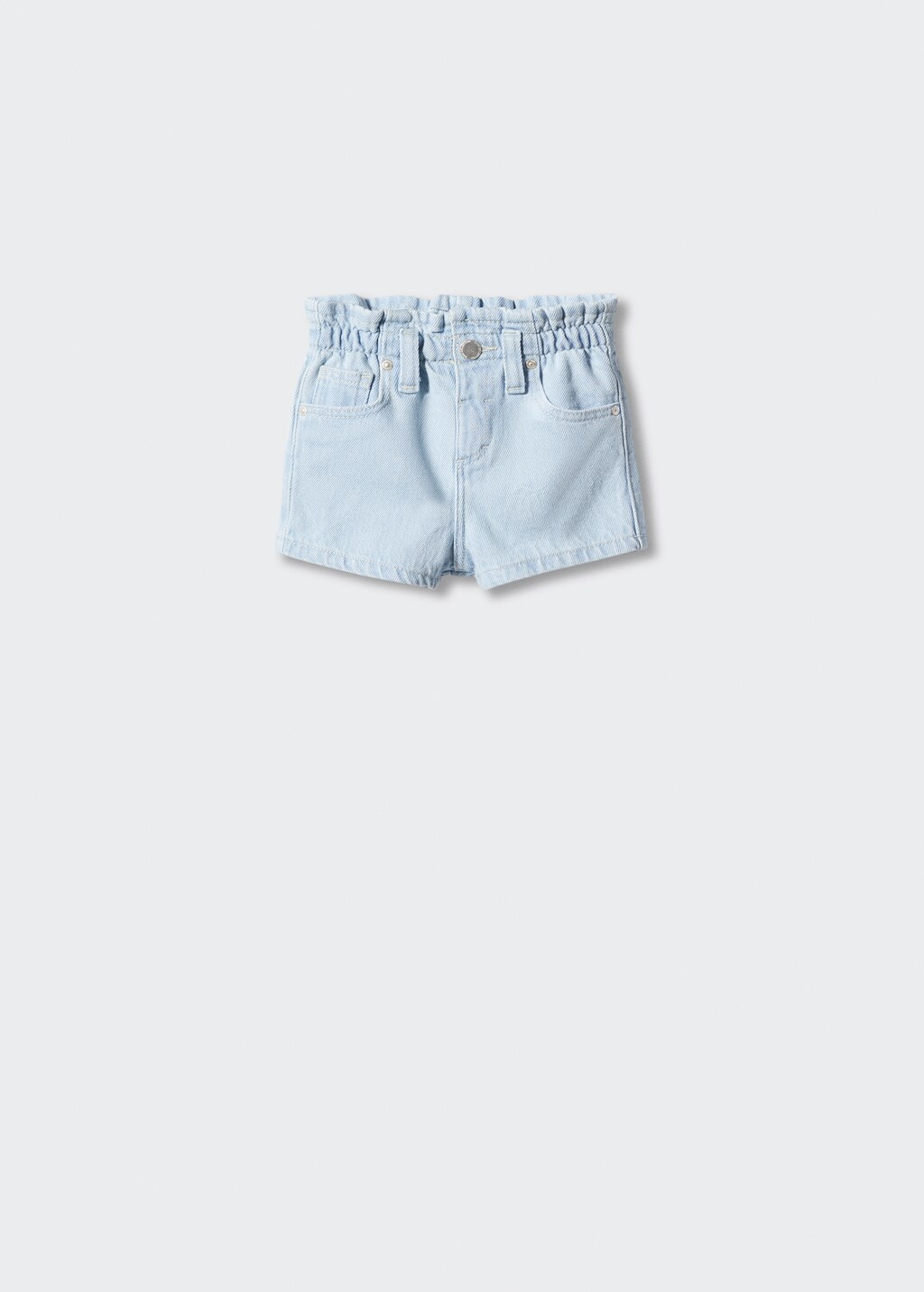 Paperbag denim shorts - Article without model