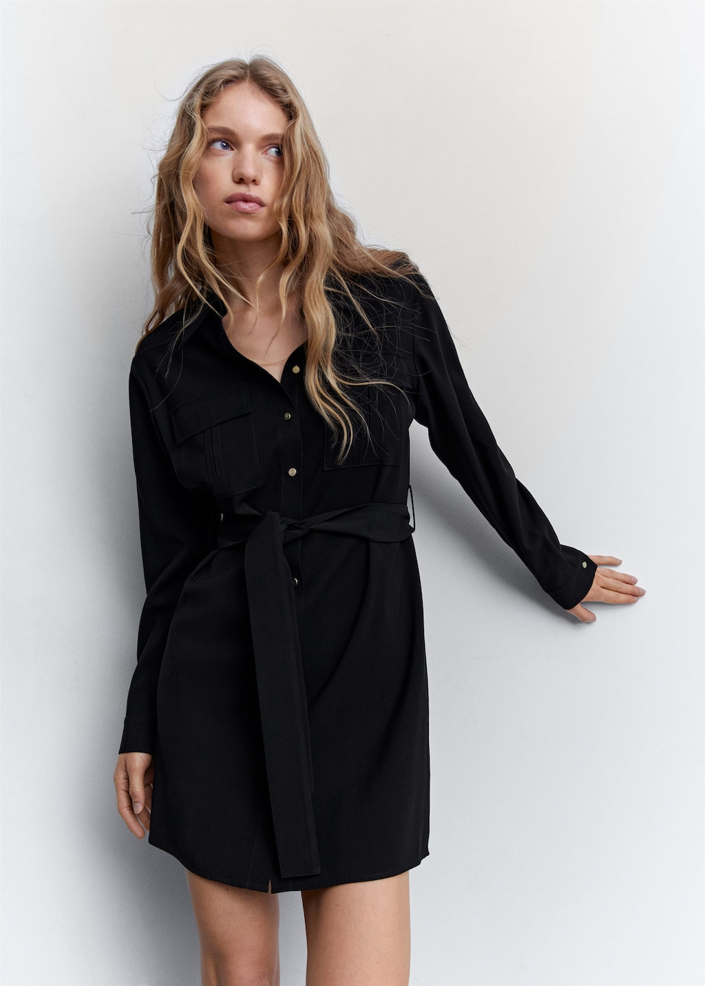 Mango discount robe noir