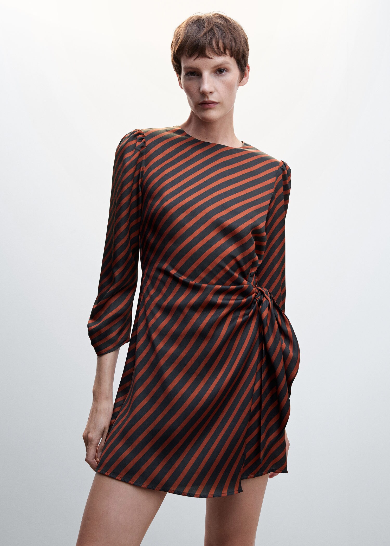 Image result for zara striped maroon ruffle dress