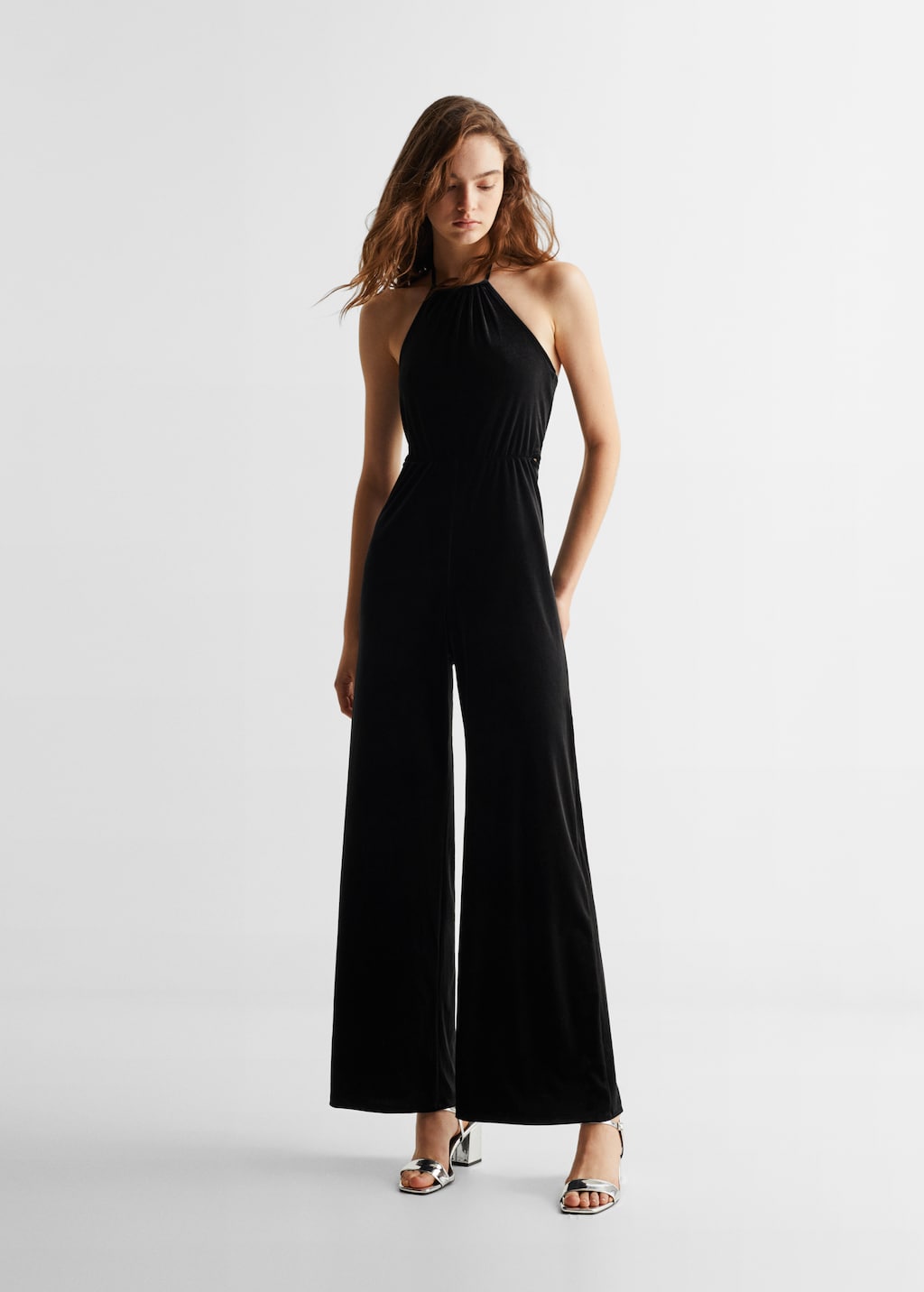 Asymmetric long jumpsuit - General plane