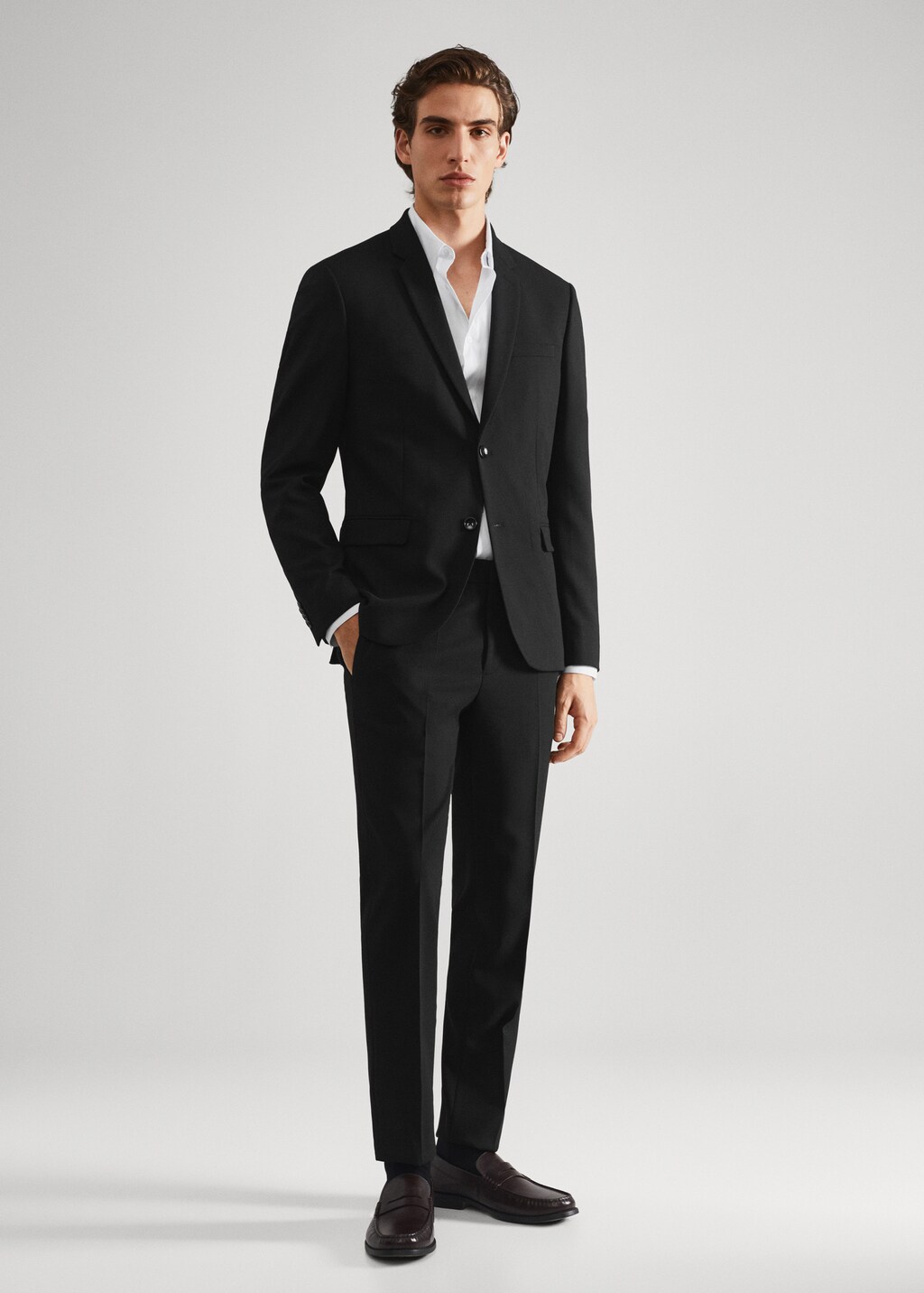 Super slim fit suit pants - General plane