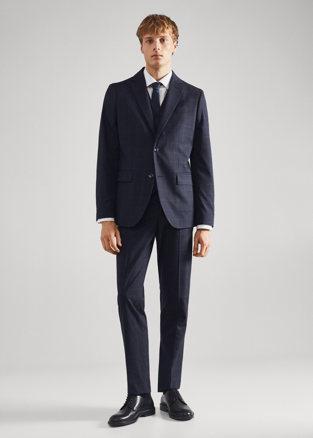 Slim-fit suit blazer - General plane