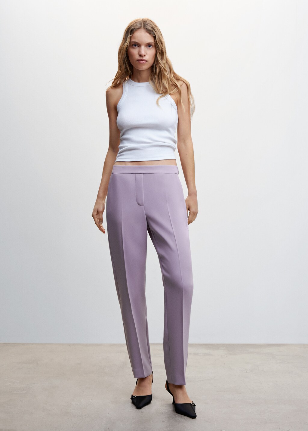 Flowy suit trousers - General plane