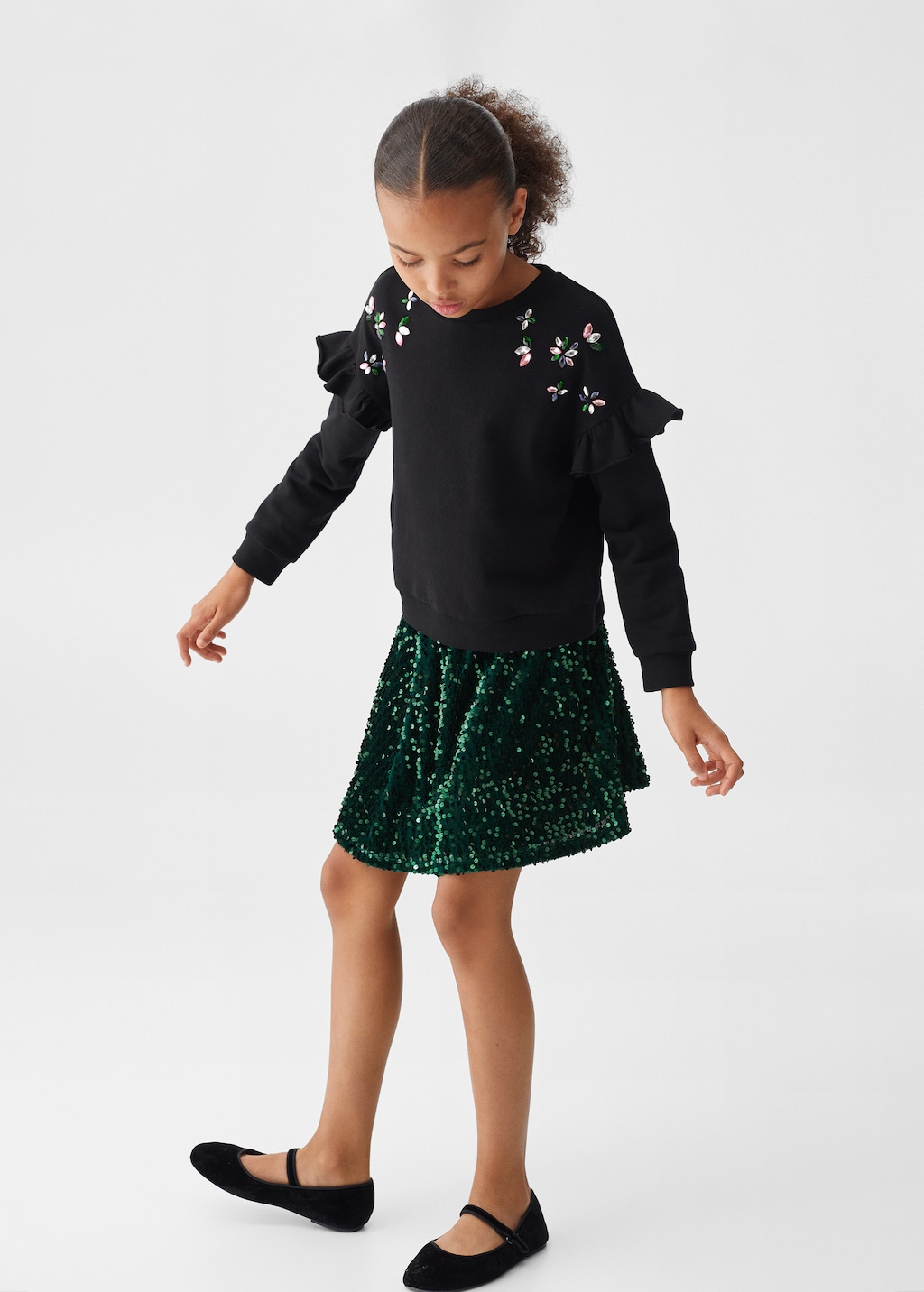 Sequin skirt - General plane