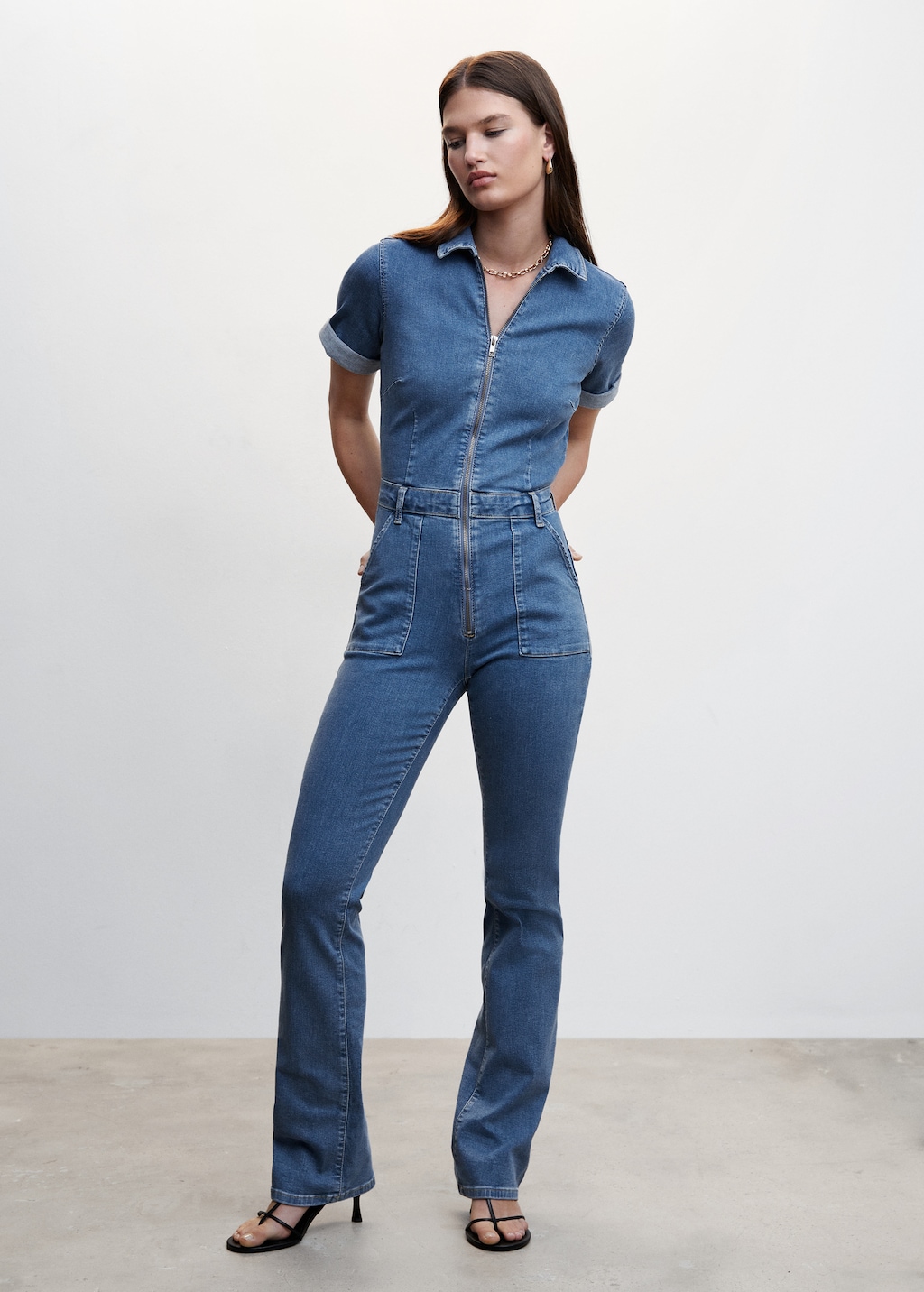 Jumpsuit in jeans fabric online