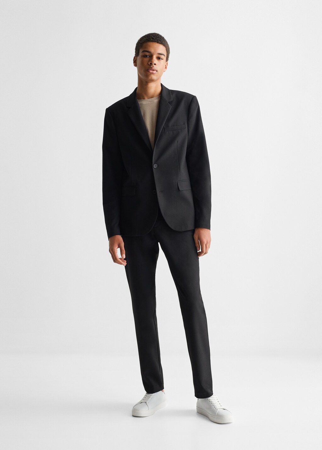 Slim-fit suit jacket - General plane