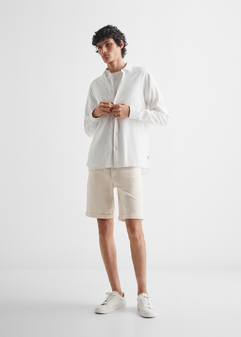 Linen-blend shirt - General plane