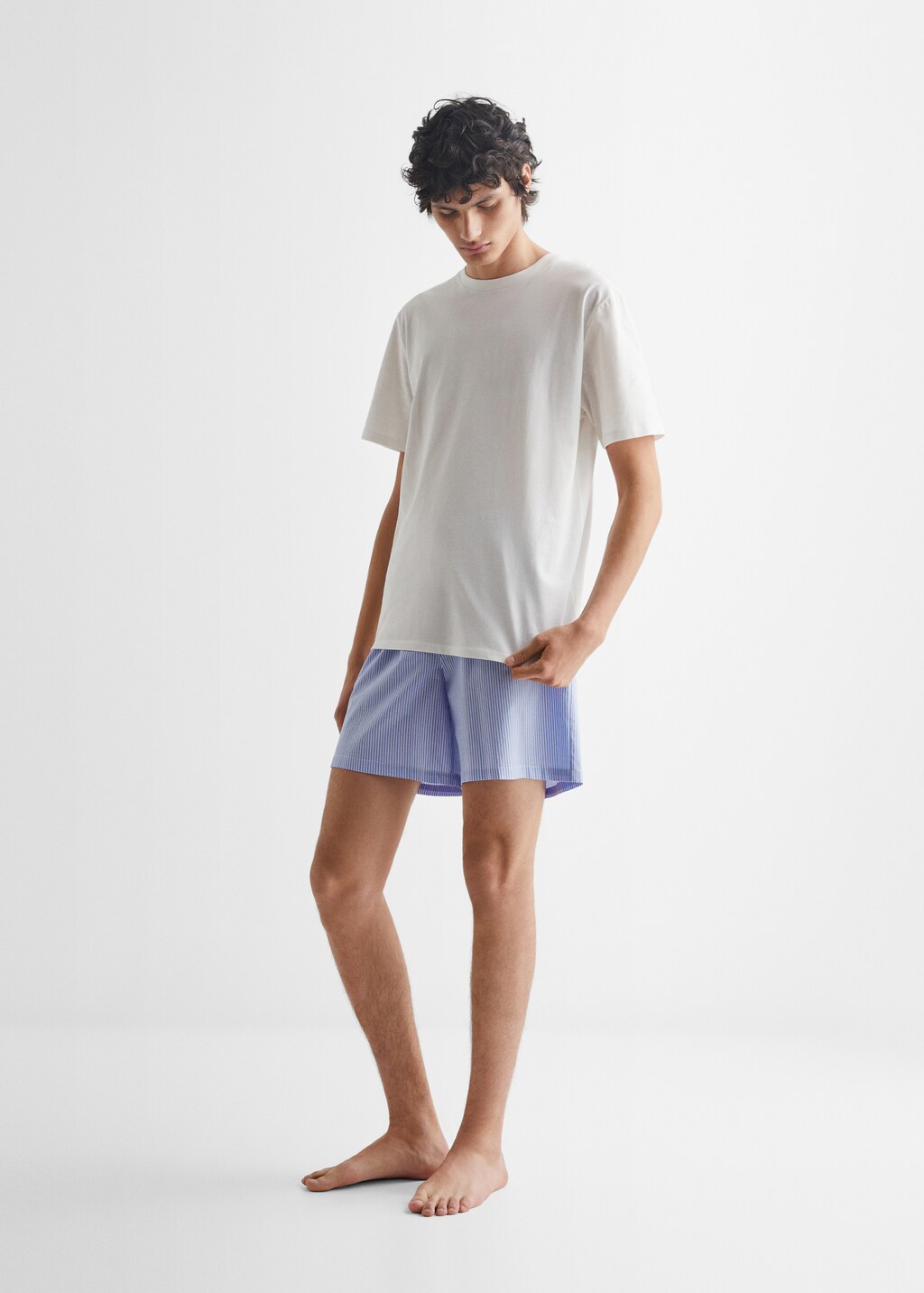 Short cotton pyjamas - General plane