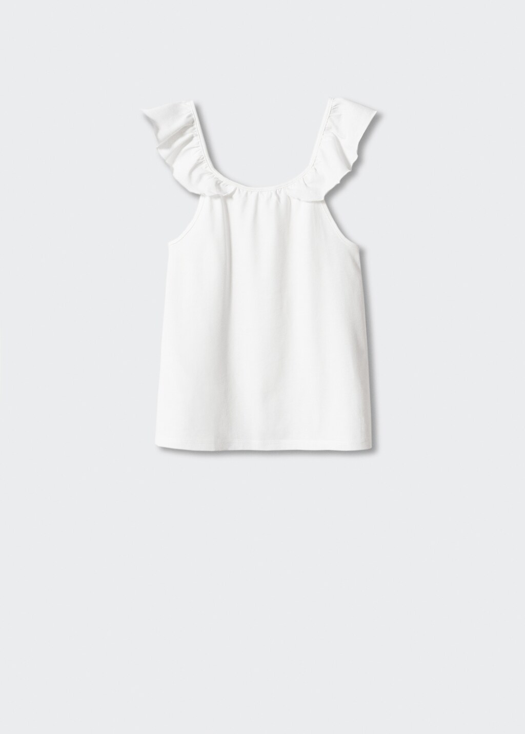 Ruffled strap t-shirt - General plane