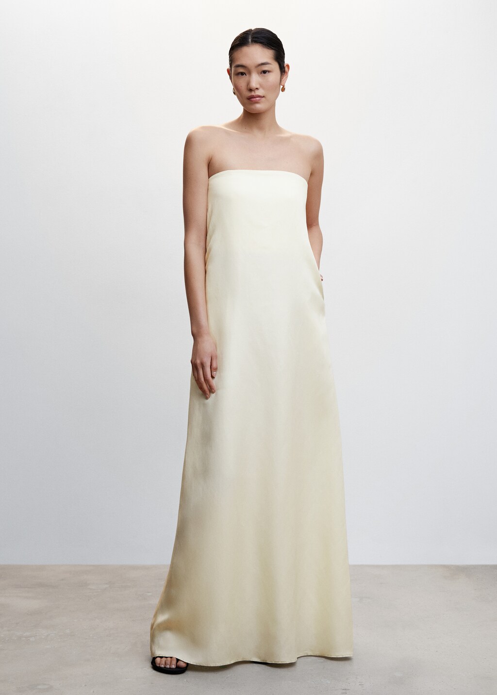 Strapless dress - General plane